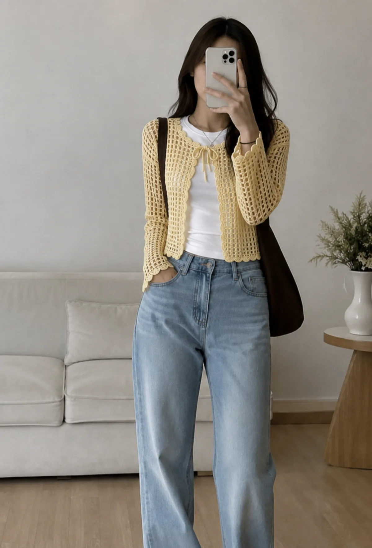Airy Bell-Sleeve Top crochet pattern project